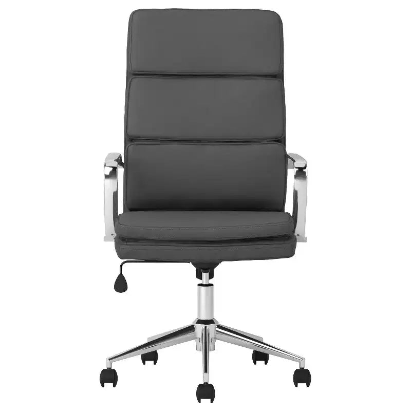 Sièges de bureau ergonomiques en mousse noire à hauteur fixe