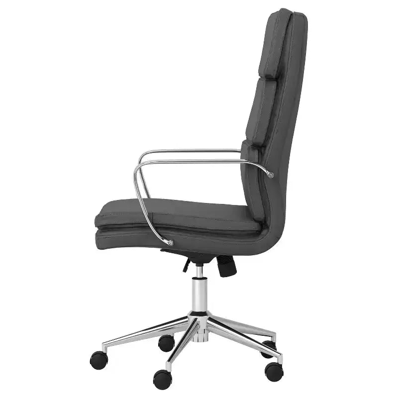 Sièges de bureau ergonomiques en mousse noire à hauteur fixe