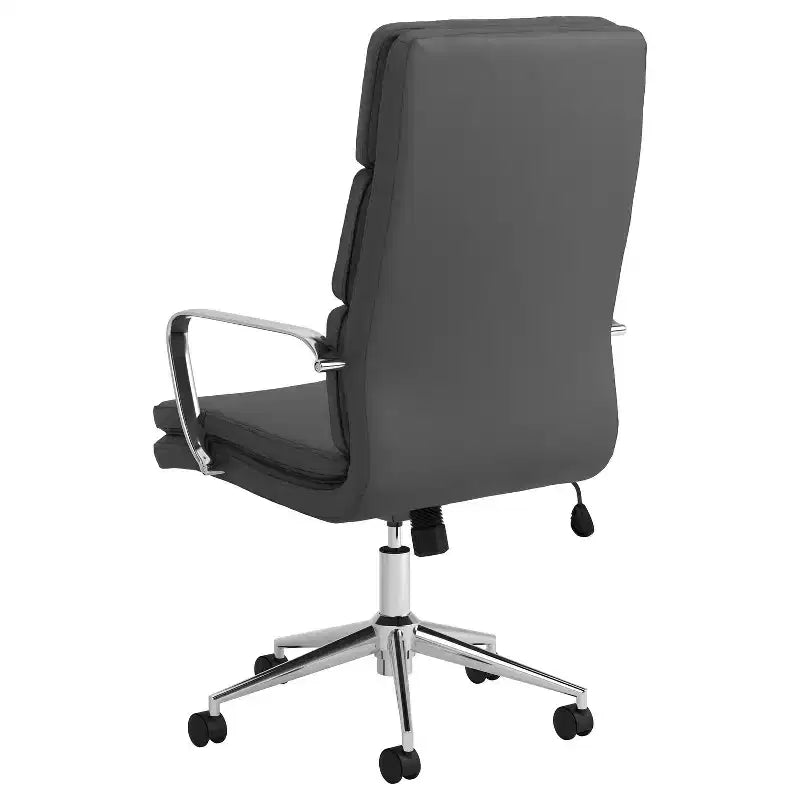 Sièges de bureau ergonomiques en mousse noire à hauteur fixe