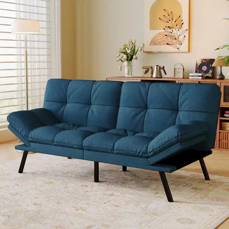 Canapé-lit convertible futon moderne en mousse à mémoire de forme