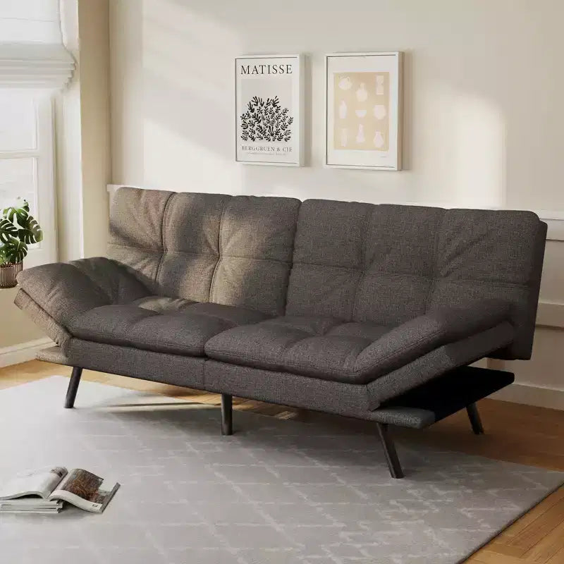 Canapé-lit convertible futon moderne en mousse à mémoire de forme
