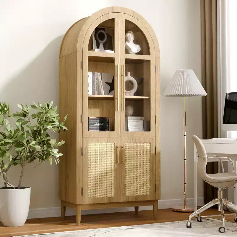 Meubles de Rangement Hauts et Arqués Armoire de Cuisine Moderne