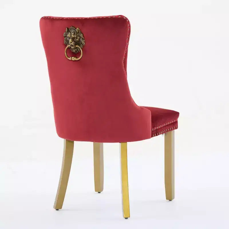 Chaises de salle à manger modernes du milieu du siècle, revêtues de velours
