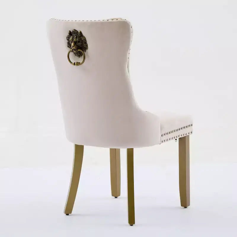 Chaises de salle à manger modernes du milieu du siècle, revêtues de velours
