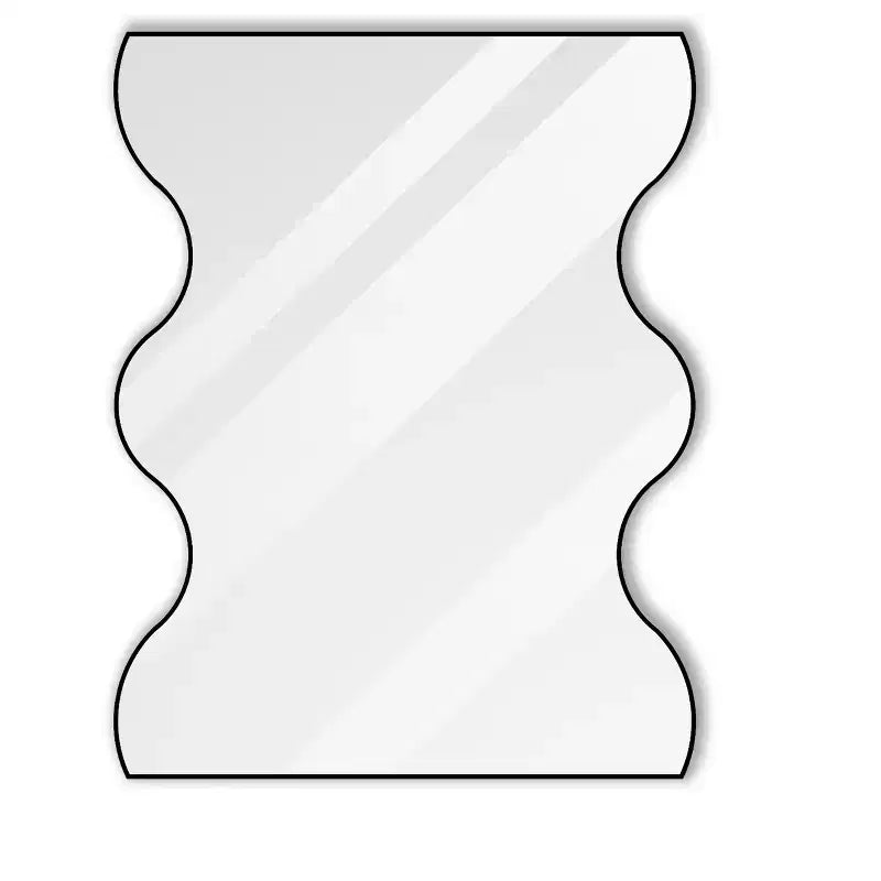Miroir de Salle de Bain Mural Rectangulaire Moderne pour Coiffeuse