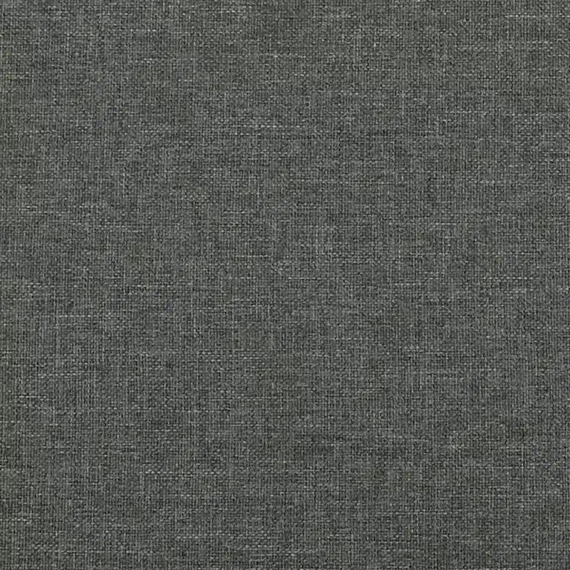 Cadre de lit Tissu gris foncé Contreplaqué Bois d'ingénierie Grand lit