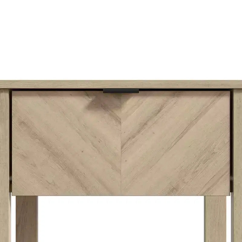 Table de chevet avec tiroir et étagère ouverte