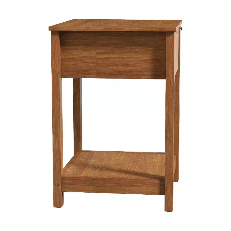 Table de chevet avec tiroir et étagère ouverte