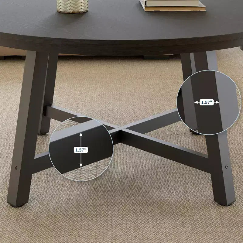 Table basse ronde moderne grande table centrale circulaire