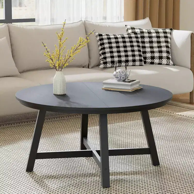 Table basse ronde moderne grande table centrale circulaire