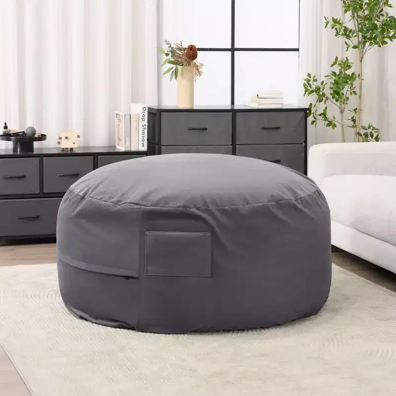 Okak 36/48in Large Bean Bag Chairs with Memory Foam for Adults Bean Bag Chairs with Removable Washable Cover Lazy Sofa Couch for Living Room