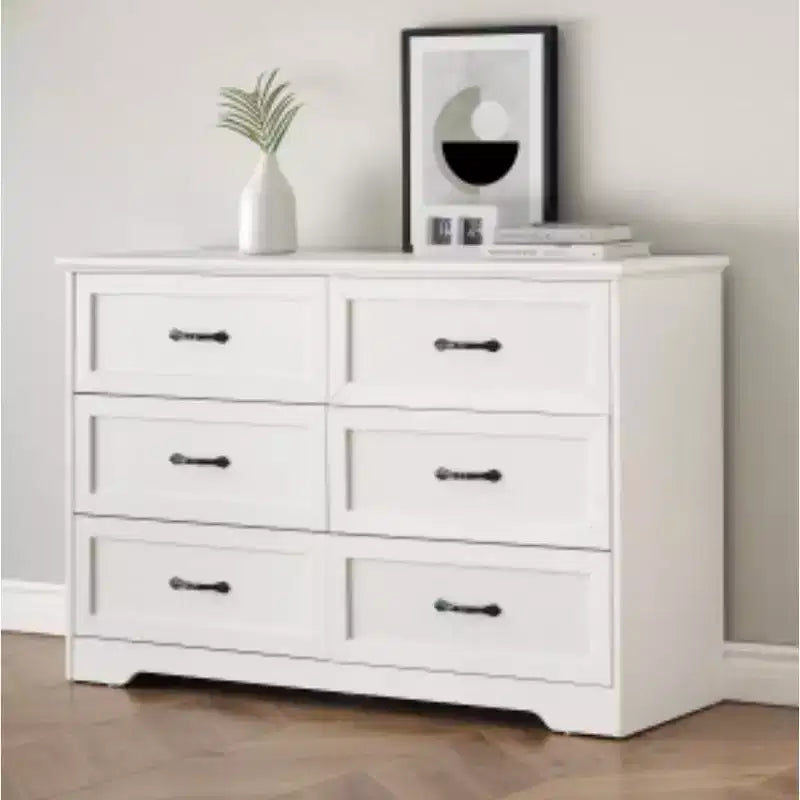 Meuble de rangement à six tiroirs de style moderne